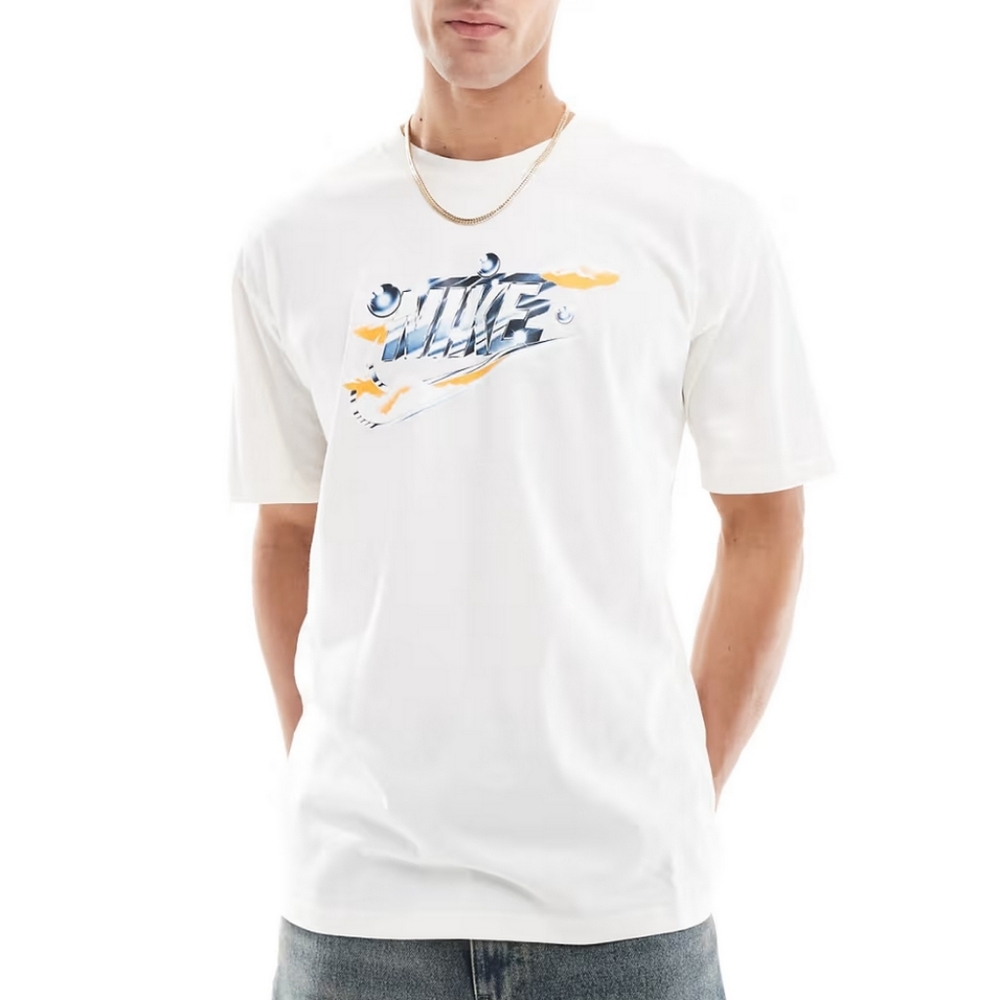 Nike Cloud Graphic Off White T-shirt Size XL
